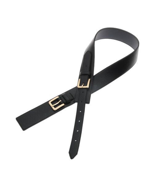 RESEXXY（リゼクシー）の「ダブルバックルベルト（ベルト・レディース・ブラック/ブラウン・FREE）」の7枚目の写真