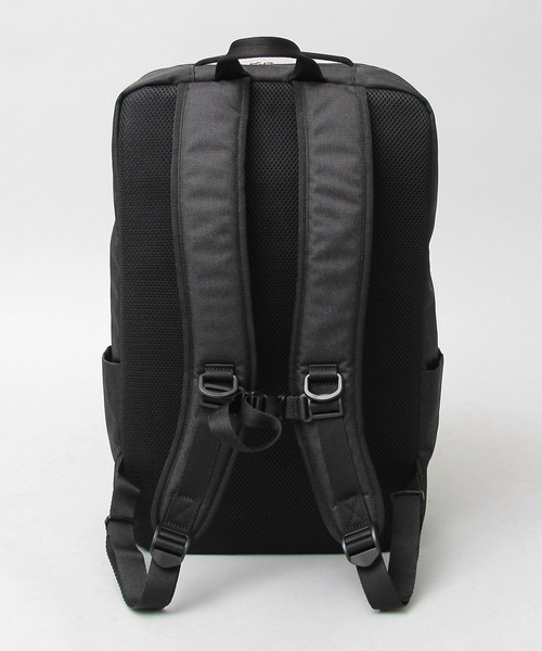 Bianchi（ビアンキ）の「Bianchi / ビアンキ /  POLYESTER 900D メランジ スクエアバックパック / ビジネスリュック / 大容量 / リフレクション / REPREVE / BLMM-04（バックパック/リュック・メンズ・ブラック・FREE）」の6枚目の写真