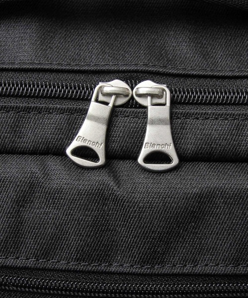 Bianchi（ビアンキ）の「Bianchi / ビアンキ /  POLYESTER 900D メランジ スクエアバックパック / ビジネスリュック / 大容量 / リフレクション / REPREVE / BLMM-04（バックパック/リュック・メンズ・ブラック・FREE）」の20枚目の写真