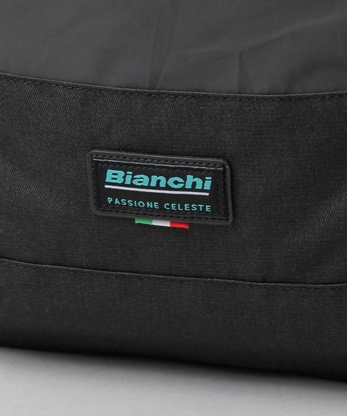 Bianchi（ビアンキ）の「Bianchi / ビアンキ /  POLYESTER 900D メランジ スクエアバックパック / ビジネスリュック / 大容量 / リフレクション / REPREVE / BLMM-04（バックパック/リュック・メンズ・ブラック・FREE）」の22枚目の写真