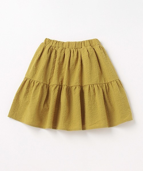 b・ROOM（ビールーム）の「ティアードスカート（スカート・キッズ・オリーブ/ライトベージュ/ピンク・100cm/90cm/110cm/130cm/120cm）」の16枚目の写真