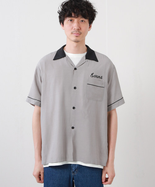 セール】STYLE EYES / PIPING RAYON ボーリングシャツ SE38833