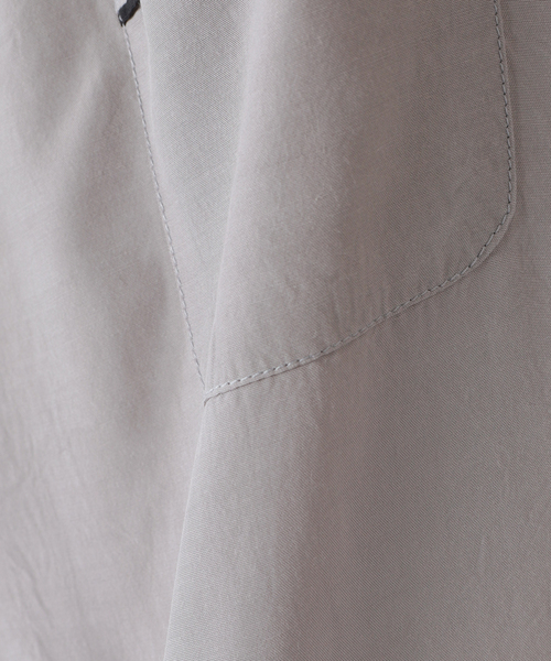 STYLE EYES（スタイルアイズ）の「STYLE EYES / PIPING RAYON ボーリングシャツ SE38833（シャツ/ブラウス・メンズ・ブラック/グレー/ピンク/グリーン・LARGE/X-LARGE）」の12枚目の写真