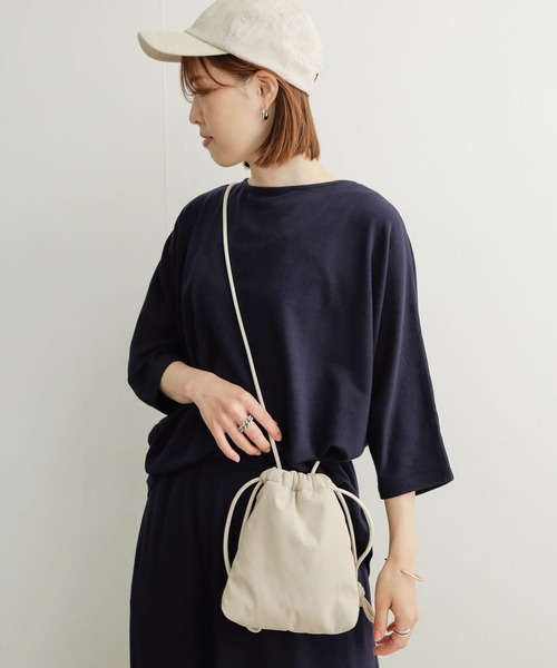 URBAN RESEARCH DOORS（アーバンリサーチドアーズ）の「『セットアップ対応』コットンレーヨンドルマンプルオーバー（Tシャツ/カットソー・レディース・チャコールグレー/ブラック/ネイビー・MEDIUM）」の3枚目の写真