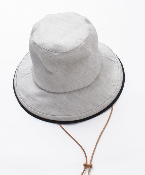Nine Tailor(ナインテイラー)の「【Nine Tailor/ナインテーラー】Marinus Hat N-927 ハット 日除け(ハット・メンズ・チャコールグレー/グレイッシュベージュ/ライトグレー/ベージュ・FREE)」の2枚目の写真