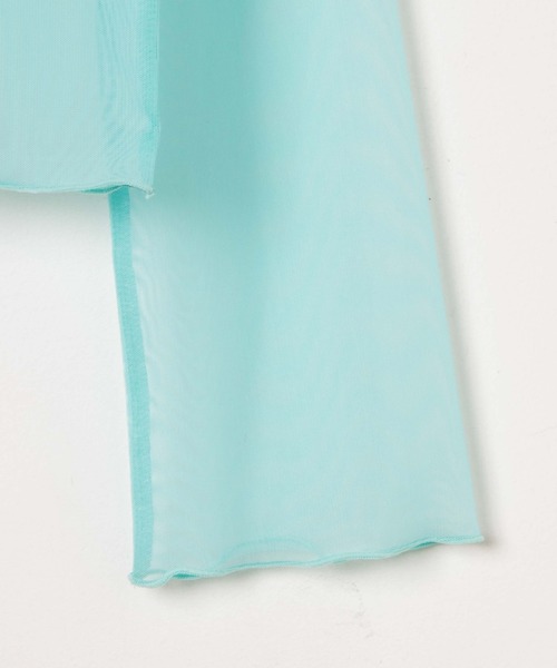 WEGO（ウィゴー）の「WEGO/ワイドスリーブシアーロンT（Tシャツ/カットソー・レディース・サックスブルー/ライム/その他1・FREE）」の21枚目の写真