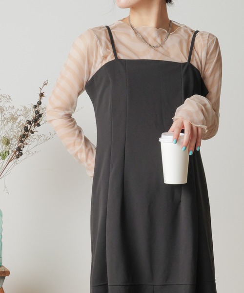 WEGO（ウィゴー）の「WEGO/ワイドスリーブシアーロンT（Tシャツ/カットソー・レディース・サックスブルー/ライム/その他1・FREE）」の13枚目の写真