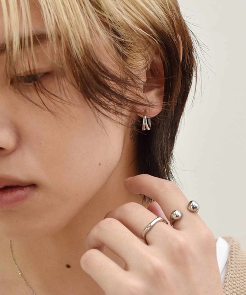 LHME（エルエイチエムイー）の「LHME ブランチピアス/サージカルステンレス316L（金属アレルギー対応）（ピアス（両耳用）・レディース・シルバー/ゴールド・ONE SIZE）」の13枚目の写真