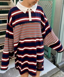 CND JUMBLE BORDER POLO トップス