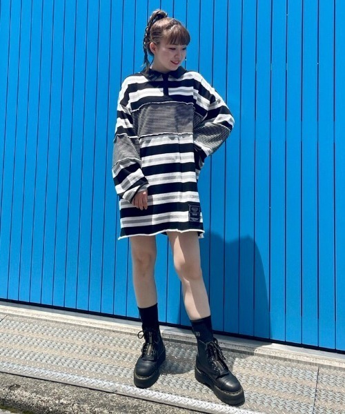 Candy Stripper（キャンディストリッパー）の「CND JUMBLE BORDER POLO