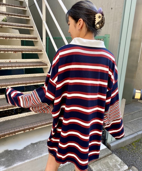 Candy Stripper（キャンディストリッパー）の「CND JUMBLE BORDER POLO