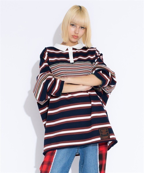 Candy Stripper（キャンディストリッパー）の「CND JUMBLE BORDER POLO