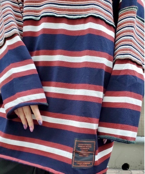 Candy Stripper（キャンディストリッパー）の「CND JUMBLE BORDER POLO