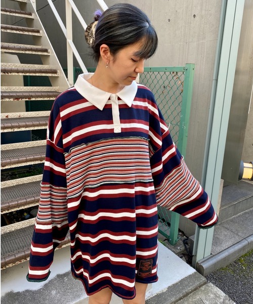 Candy Stripper（キャンディストリッパー）の「CND JUMBLE BORDER POLO