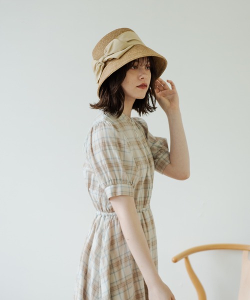 idem(イデム)の「ribbon paper hat/BIGリボンペーパーハット(ハット・レディース・ブラック/ベージュ・FREE)」の14枚目の写真
