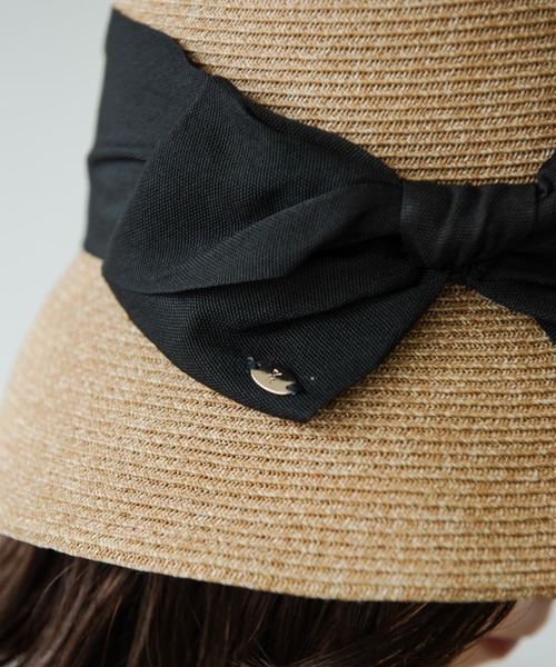 idem(イデム)の「ribbon paper hat/BIGリボンペーパーハット(ハット・レディース・ブラック/ベージュ・FREE)」の21枚目の写真