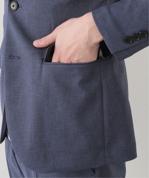 EDIFICE（エディフィス）の「"抗菌防臭＆シワ防止機能" ワルツ ツイル 2ボタン ジャケット（テーラードジャケット・メンズ・チャコールグレー/ベージュ/ネイビー/サファリグリーン・SMALL/MEDIUM/LARGE/X-LARGE）」の9枚目の写真