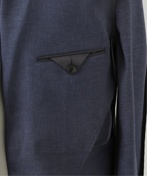 EDIFICE（エディフィス）の「"抗菌防臭＆シワ防止機能" ワルツ ツイル 2ボタン ジャケット（テーラードジャケット・メンズ・チャコールグレー/ベージュ/ネイビー/サファリグリーン・SMALL/MEDIUM/LARGE/X-LARGE）」の10枚目の写真