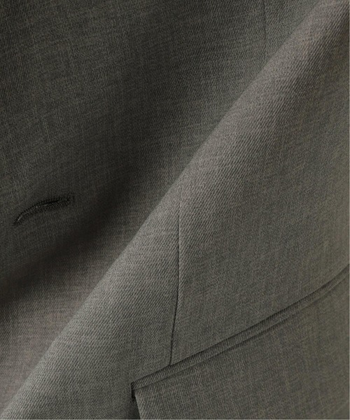 EDIFICE（エディフィス）の「"抗菌防臭＆シワ防止機能" ワルツ ツイル 2ボタン ジャケット（テーラードジャケット・メンズ・チャコールグレー/ベージュ/ネイビー/サファリグリーン・SMALL/MEDIUM/LARGE/X-LARGE）」の16枚目の写真