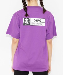 X-girl | FACE BOX LOGO S/S TEE/フェイスロゴ　バックプリントTシャツ(Tシャツ/カットソー)