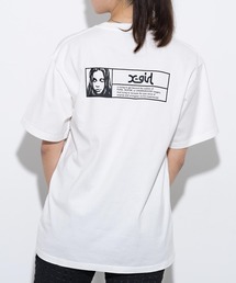 X-girl | FACE BOX LOGO S/S TEE/フェイスロゴ　バックプリントTシャツ(Tシャツ/カットソー)