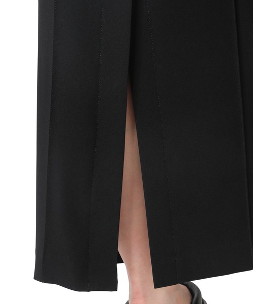 LE CIEL BLEU(ルシェルブルー)の「エプロンマキシドレス / Apron Maxi Dress(ワンピース・レディース・チャコールグレー/ブラック・38/36)」の15枚目の写真