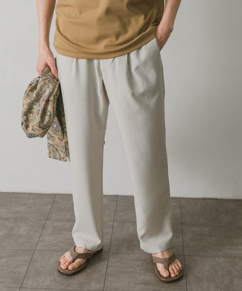 URBAN RESEARCH DOORS（アーバンリサーチドアーズ）の「リネンライクイージーパンツ（その他パンツ・メンズ・ネイビー/ホワイト系その他/カーキ/ブラウン・LARGE/MEDIUM/SMALL）」の13枚目の写真