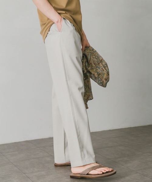 URBAN RESEARCH DOORS（アーバンリサーチドアーズ）の「リネンライクイージーパンツ（その他パンツ・メンズ・ネイビー/ホワイト系その他/カーキ/ブラウン・LARGE/MEDIUM/SMALL）」の15枚目の写真