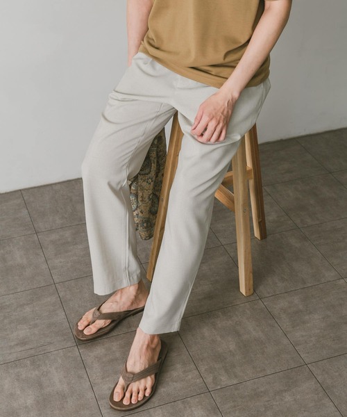 URBAN RESEARCH DOORS（アーバンリサーチドアーズ）の「リネンライクイージーパンツ（その他パンツ・メンズ・ネイビー/ホワイト系その他/カーキ/ブラウン・LARGE/MEDIUM/SMALL）」の16枚目の写真