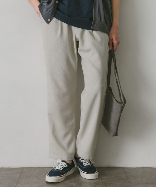 URBAN RESEARCH DOORS（アーバンリサーチドアーズ）の「リネンライクイージーパンツ（その他パンツ・メンズ・ネイビー/ホワイト系その他/カーキ/ブラウン・LARGE/MEDIUM/SMALL）」の19枚目の写真