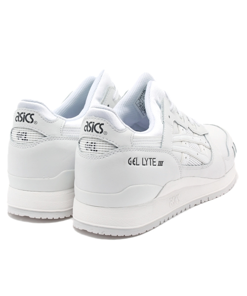 ASICS（アシックス）の「ユニセックス アシックスタイガー ゲルライト3 ホワイト ASICS TIGER GEL-LYTE 3 TH534L（スニーカー・メンズ・ホワイト・23.5cm/26.5cm/27.5cm/29cm/24.5cm/23cm/27cm/28cm/24cm/28.5cm/26cm）」の9枚目の写真