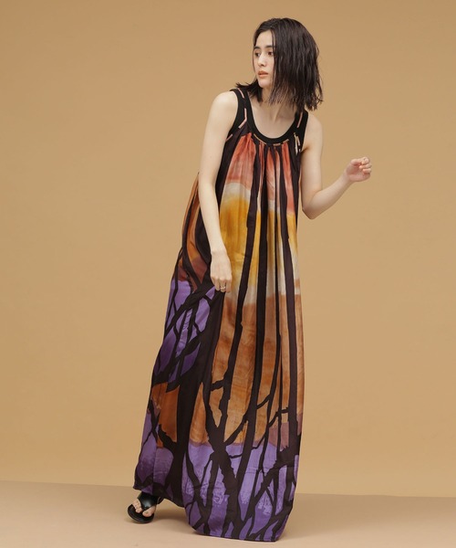 Mes Demoiselles...（メドモワゼル）の「Mes Demoiselles/マルチ柄キャミソールドレス（ワンピース・レディース・その他1・FREE）」の3枚目の写真