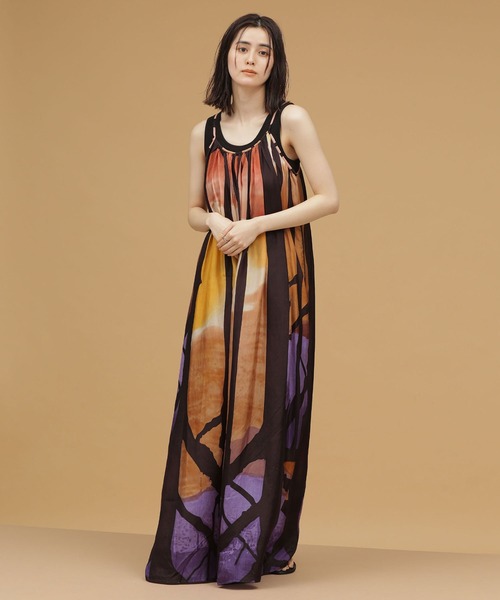 Mes Demoiselles...（メドモワゼル）の「Mes Demoiselles/マルチ柄キャミソールドレス（ワンピース・レディース・その他1・FREE）」の4枚目の写真