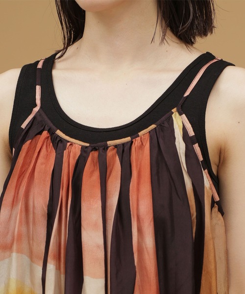 Mes Demoiselles...（メドモワゼル）の「Mes Demoiselles/マルチ柄キャミソールドレス（ワンピース・レディース・その他1・FREE）」の9枚目の写真