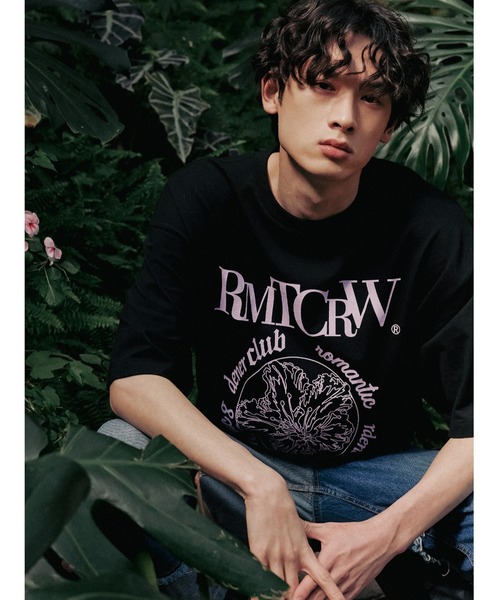 ROMANTIC CROWNのHEAVY COTTON LOGO TEE 全3色 ROMANTIC CROWN(ロマンティック クラウン) Tシャツ・カットソー