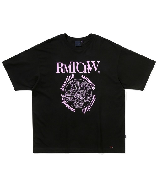 ROMANTIC CROWN(ロマンティッククラウン)の「【ROMANTIC CROWN】ROUND FLOWER TEE / ロマンティッククラウン ラウンド フラワー グラフィック Tシャツ(Tシャツ/カットソー・メンズ・ブラック/ホワイト/ライトパープル・SMALL/X-LARGE/LARGE/MEDIUM)」の15枚目の写真