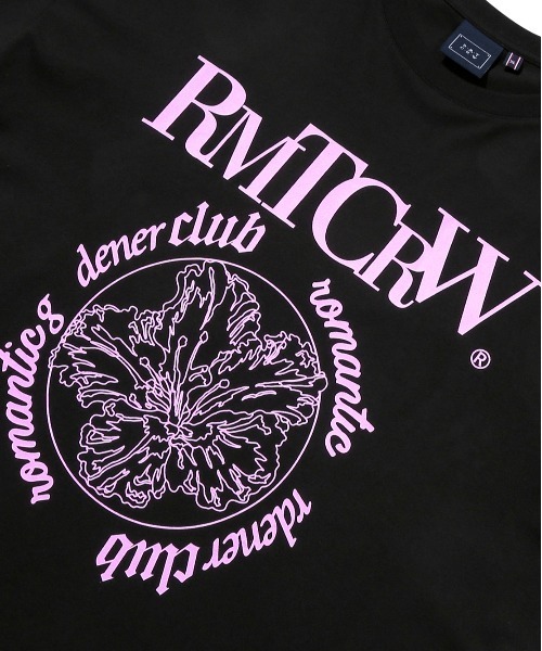 ROMANTIC CROWN(ロマンティッククラウン)の「【ROMANTIC CROWN】ROUND FLOWER TEE / ロマンティッククラウン ラウンド フラワー グラフィック Tシャツ(Tシャツ/カットソー・メンズ・ブラック/ホワイト/ライトパープル・SMALL/X-LARGE/LARGE/MEDIUM)」の18枚目の写真