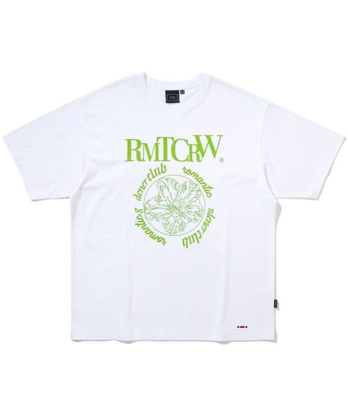 ROMANTIC CROWN(ロマンティッククラウン)の「【ROMANTIC CROWN】ROUND FLOWER TEE / ロマンティッククラウン ラウンド フラワー グラフィック Tシャツ(Tシャツ/カットソー・メンズ・ブラック/ホワイト/ライトパープル・SMALL/X-LARGE/LARGE/MEDIUM)」の8枚目の写真