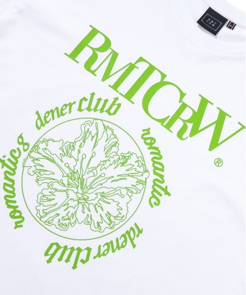 ROMANTIC CROWN(ロマンティッククラウン)の「【ROMANTIC CROWN】ROUND FLOWER TEE / ロマンティッククラウン ラウンド フラワー グラフィック Tシャツ(Tシャツ/カットソー・メンズ・ブラック/ホワイト/ライトパープル・SMALL/X-LARGE/LARGE/MEDIUM)」の11枚目の写真