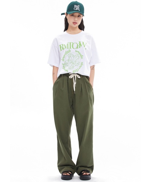 ROMANTIC CROWN(ロマンティッククラウン)の「【ROMANTIC CROWN】ROUND FLOWER TEE / ロマンティッククラウン ラウンド フラワー グラフィック Tシャツ(Tシャツ/カットソー・メンズ・ブラック/ホワイト/ライトパープル・SMALL/X-LARGE/LARGE/MEDIUM)」の7枚目の写真