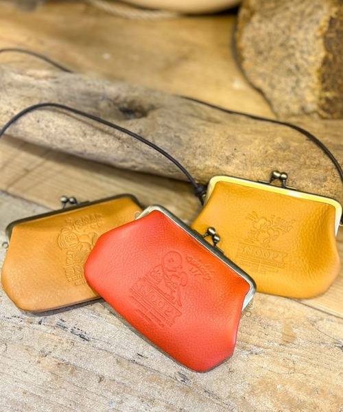 SNOOPY×OLD BETTY'S（スヌーピーカケルオールドベティーズ）の「【日本製】スヌーピー【SNOPPY】Leather Coin Purse（財布・レディース・イエロー系その他3/イエロー系その他2/キャメル/オレンジ系その他2/オレンジ系その他3/オレンジ・FREE）」の13枚目の写真