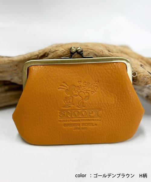 SNOOPY×OLD BETTY'S（スヌーピーカケルオールドベティーズ）の「【日本製】スヌーピー【SNOPPY】Leather Coin Purse（財布・レディース・イエロー系その他3/イエロー系その他2/キャメル/オレンジ系その他2/オレンジ系その他3/オレンジ・FREE）」の17枚目の写真