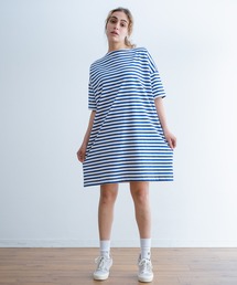 A.U.G. relaxing ポート N ワイド ミディ Tシャツ (MADE IN JAPAN)