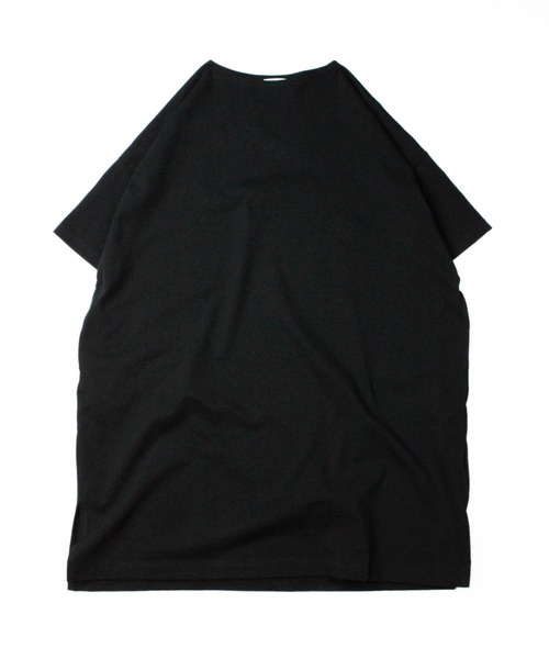 A.U.G. relaxing(オーグリラクシング)の「A.U.G. relaxing ポート N ワイド ミディ Tシャツ (MADE IN JAPAN)(Tシャツ/カットソー・レディース・ホワイト/ホワイト×グレー/ホワイト×ブラウン/ホワイト×ブルー/ホワイト×ブラック/ブラック・FREE)」の21枚目の写真