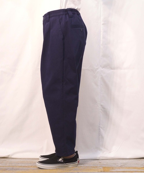 BROOKLYN OVERALL（ブルックリンオーバーオール）の「ストレッチ２タックパンツ（その他パンツ・メンズ・ベージュ/ネイビー・MEDIUM/LARGE）」の11枚目の写真