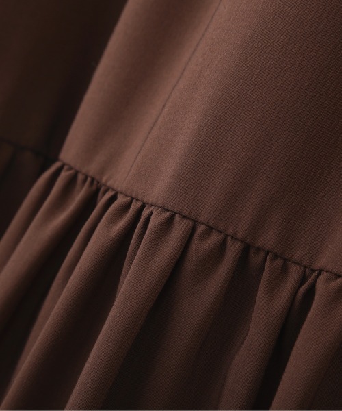 PROPORTION BODY DRESSING（プロポーションボディドレッシング）の「＜Ｅ＞前後２ｗａｙウエストシャーリングティアードマキシＯＰ / 1212247701（ワンピース・レディース・ブラック系その他/ブラウン/ブルー・MEDIUM/SMALL）」の15枚目の写真