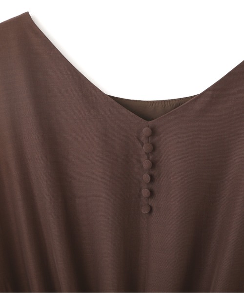 PROPORTION BODY DRESSING（プロポーションボディドレッシング）の「＜Ｅ＞前後２ｗａｙウエストシャーリングティアードマキシＯＰ / 1212247701（ワンピース・レディース・ブラック系その他/ブラウン/ブルー・MEDIUM/SMALL）」の17枚目の写真