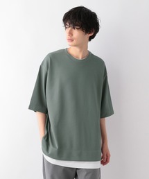 クルーネックレイヤード/半袖/346373