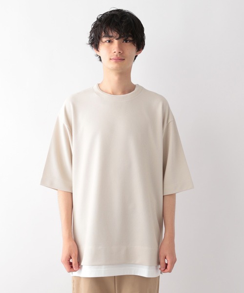GLOBAL WORK(グローバルワーク)の「クルーネックレイヤード/半袖/346373(Tシャツ/カットソー・メンズ・スカイブルー/グレー/ライトグリーン/オフホワイト/ダークブルー・SMALL/MEDIUM/LARGE)」の17枚目の写真
