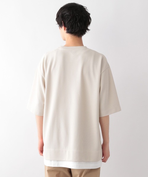 GLOBAL WORK(グローバルワーク)の「クルーネックレイヤード/半袖/346373(Tシャツ/カットソー・メンズ・スカイブルー/グレー/ライトグリーン/オフホワイト/ダークブルー・SMALL/MEDIUM/LARGE)」の9枚目の写真